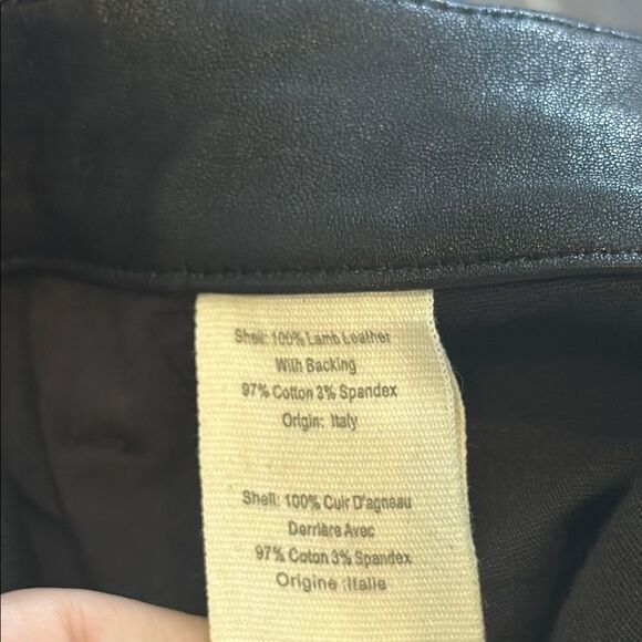 ✨ L’AGENCE 100% Lamb Leather Pants Sz 28 | Inseam 26” - Picture 6 of 7